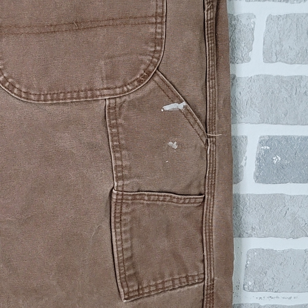 Dickies Brown Canvas Work Pants  Painters Fashion Work Wear Men's Size 42 x 30 - Picture 11 of 16
